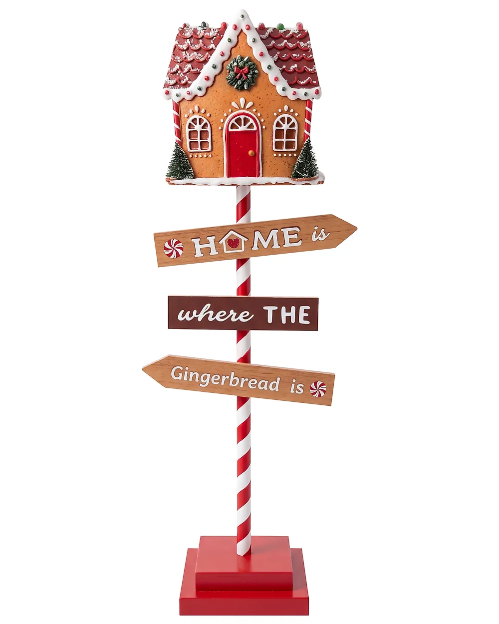 Decoración de Navidad ISOJOKI 107 cm Cartel direccional Multicolor