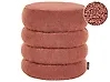 Pouffe SUMPTER Boucle Golden Brown