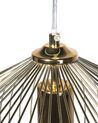 Metal Pendant Lamp Gold TORDINO_684516