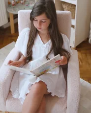 Kids Rocking Chair HUG Boucle Light Beige_1113168