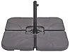 Parasol Base CARIA Square Black 9 kg