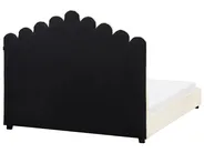 Waterbed Velvet VINCENNES 140 x 200 cm (EU Double) Off-White_974553