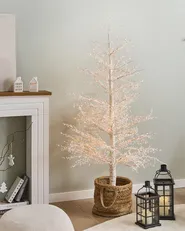 Outdoor Decoration LED SUONTEE 180 cm Christmas Tree White_1015350