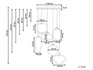 Pendant Lamp BEMBOKA Glass Transparent_868824