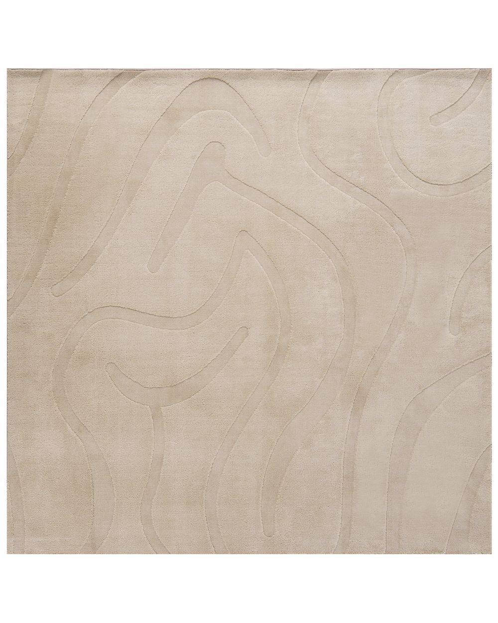 Tapis SELVORI Beige 160 x 160 cm