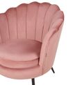 Velvet Armchair Pink LOVIKKA_881472