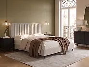 Cama Terciopelo BRIN 160 x 200 cm Beige_1183963