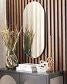 Oval Wall Mirror 40 x 80 cm Silver ALFORTVILLE_904612