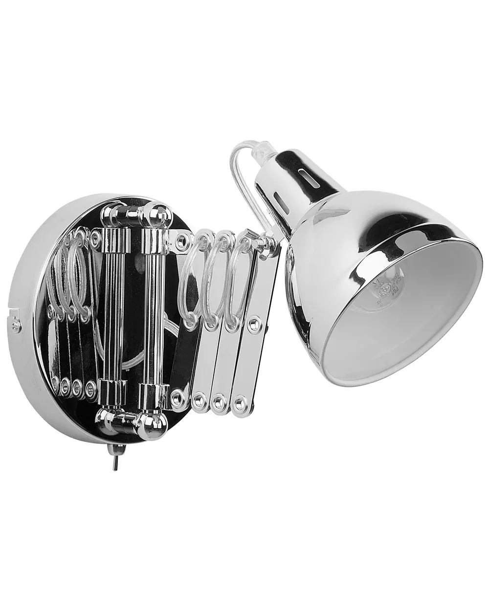 Wall Lamp HARRINGTON Adjustable Metal Silver