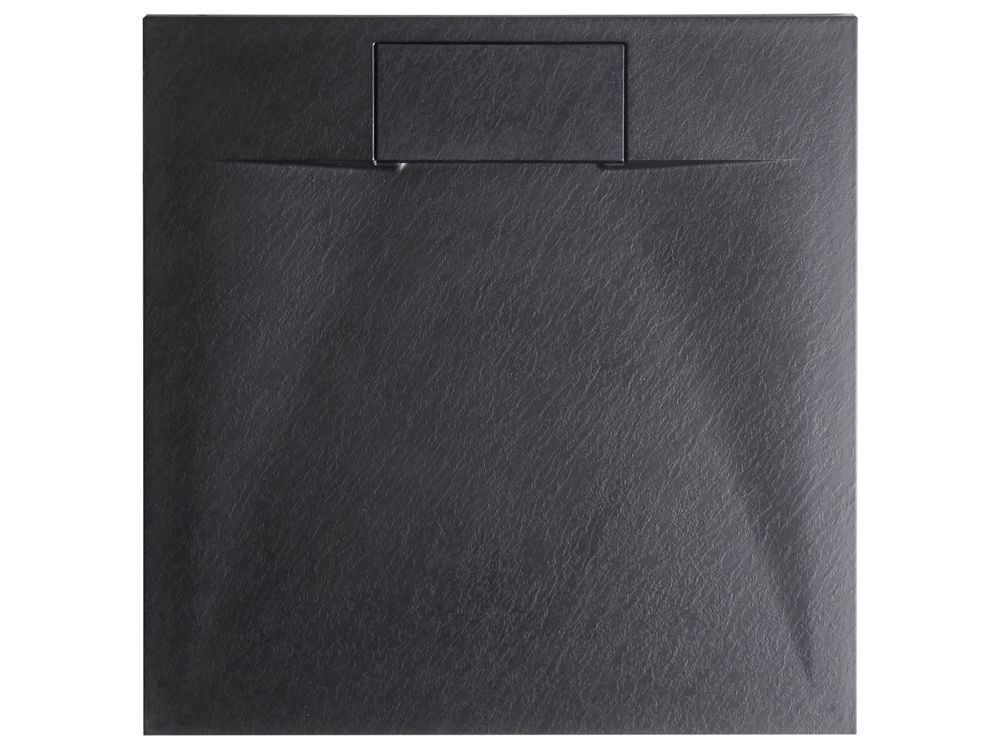 Duschwanne AZZURRO 80 x 80 x 3 cm Schwarz