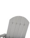 Chaise de jardin à bascule gris clair ADIRONDACK_873011