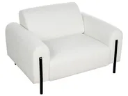 Living Room Set 4 Seater ASKIM Boucle White_918549