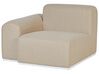 Lounge Set beige 7-Sitzer modular mit 2 Ottomanen BATTIFOLLO_933842