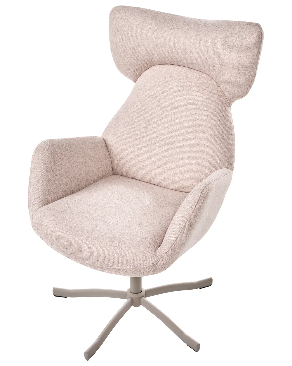 Swivel Armchair SONDERBY Fabric Beige_1071770