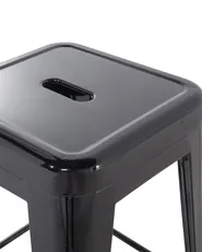 Set di 2 sgabelli da bar CABRILLO Metallo Nero_694342