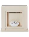 Elektrisk peis med LED-flamme beige SAHARA_934213