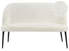 2 Seater Boucle Kitchen Sofa White OSBY_929174