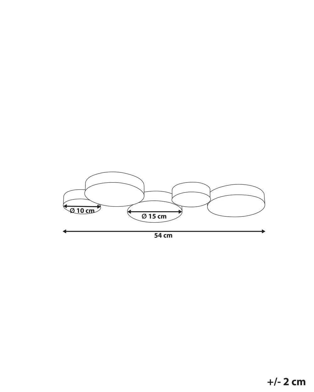 LED Ceiling Lamp LUGA Metal Black_847463