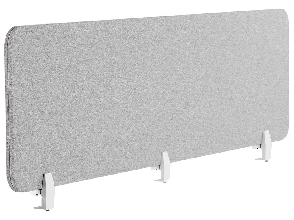 Separator de birou WALLY 180 x 40 cm Gri deschis