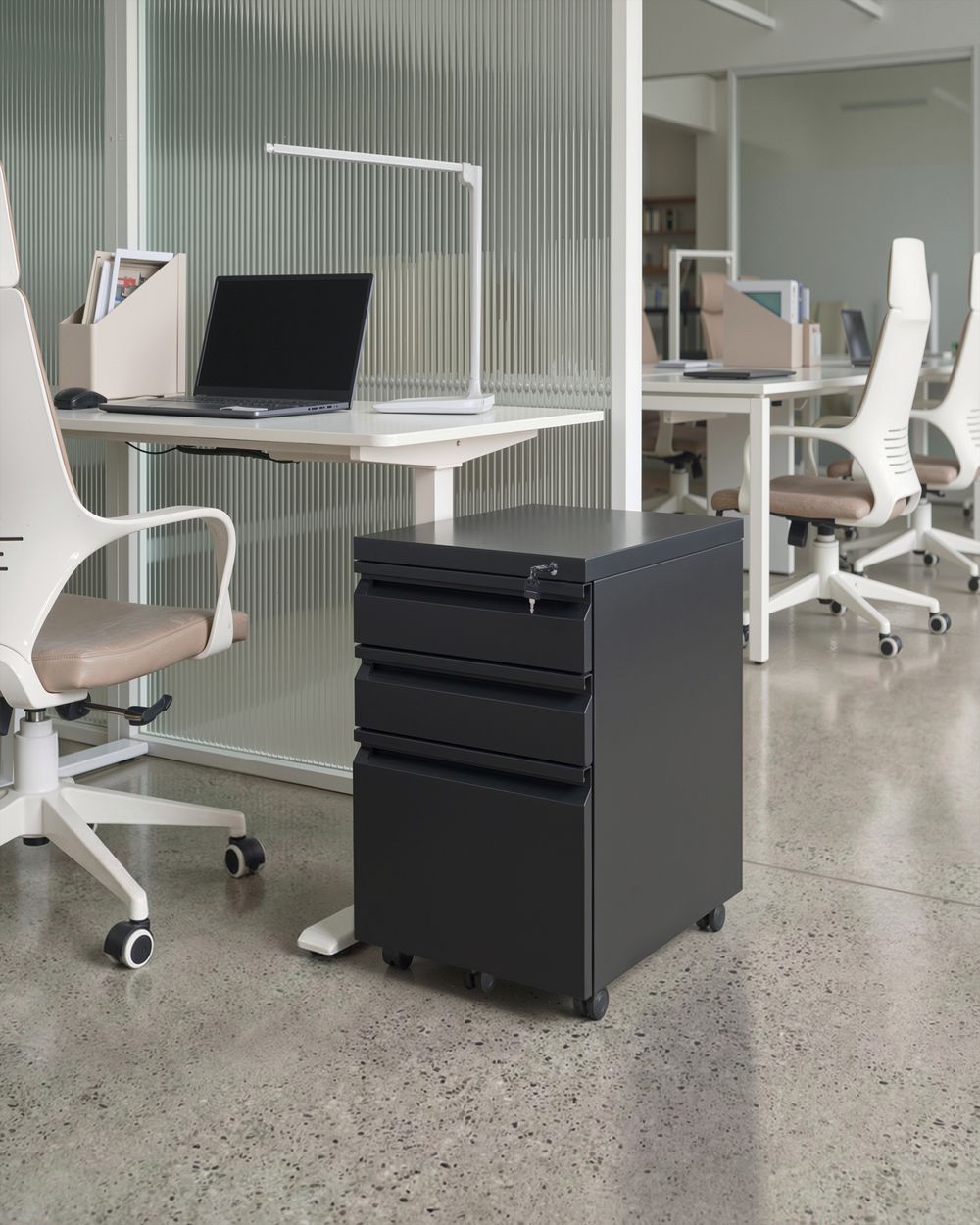 Büroschrank RECAMI Schwarz