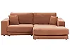 Corner Sofa LOFOTEN Fabric Light Red Left Hand