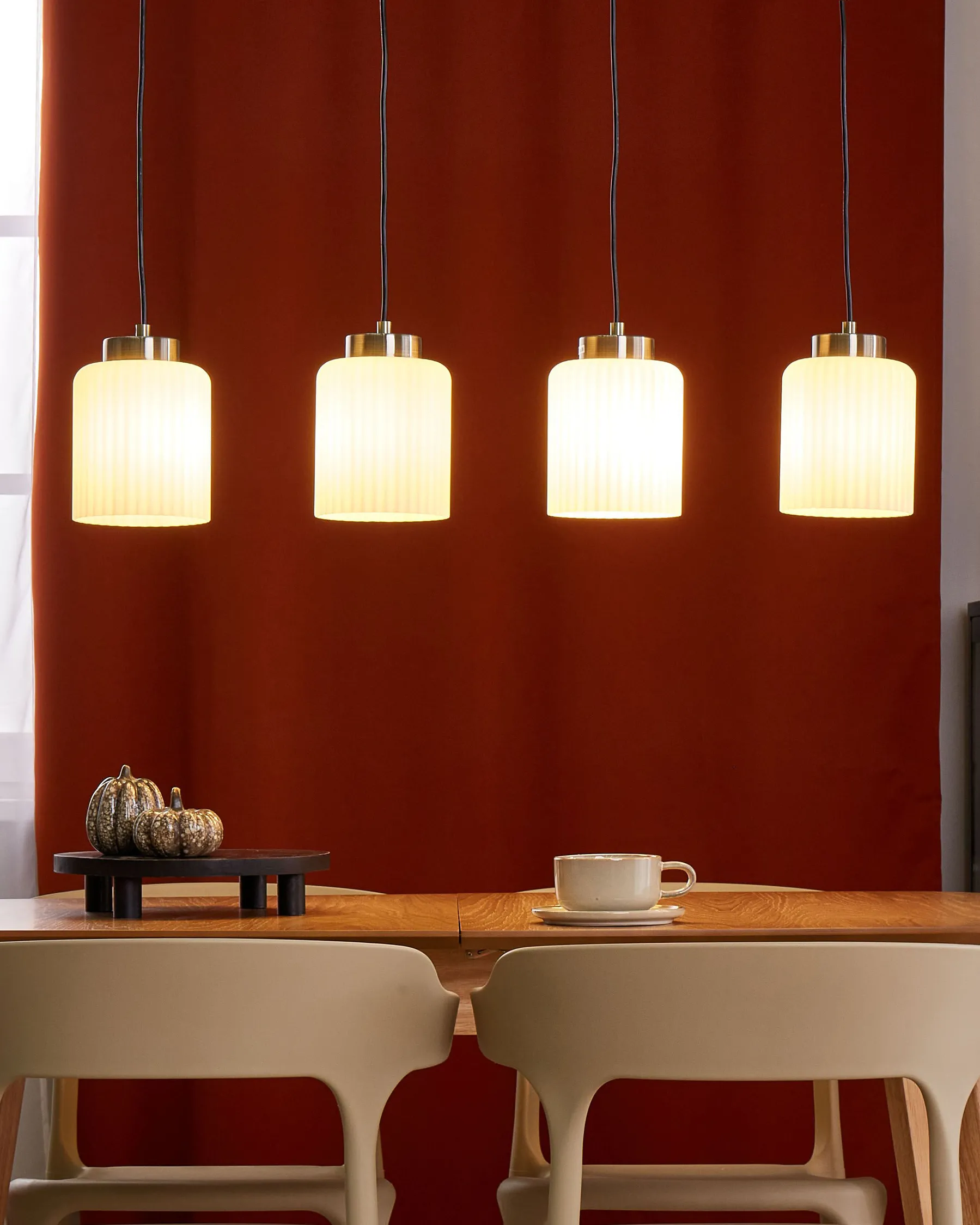 Pendant Lamp CAUDELO Metal Black/ White_883195