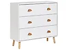 3 Drawer Chest CLOUDY White