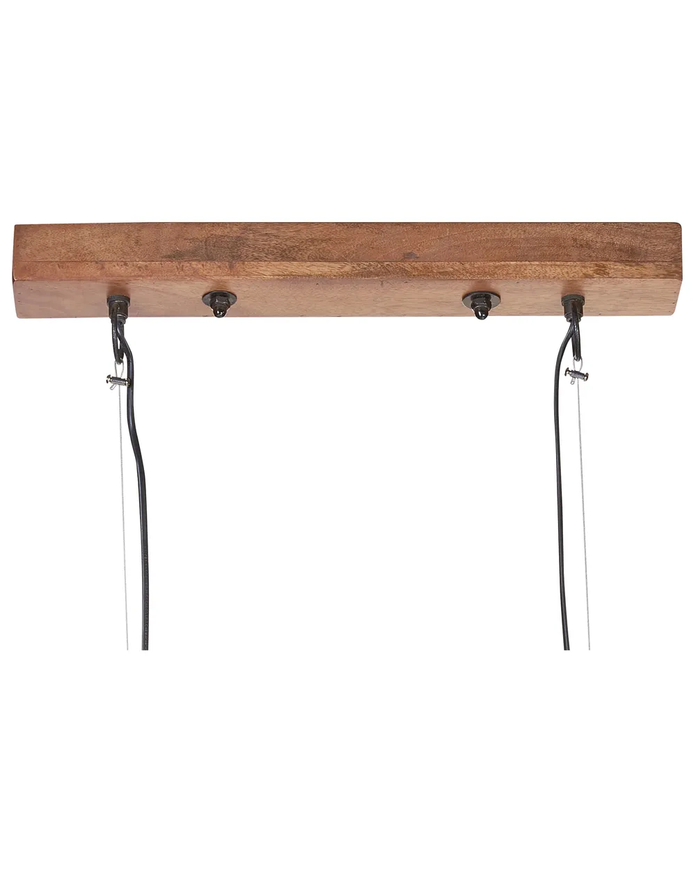 Lampadario PENNA Legno di mango Marrone_867710