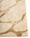 Viskose teppe med geometrisk mønster 160 x 230 cm Beige MAKOLA_904062