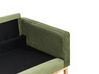 2-istuttava sohva vakosametti vihreä SIGGARD_920904