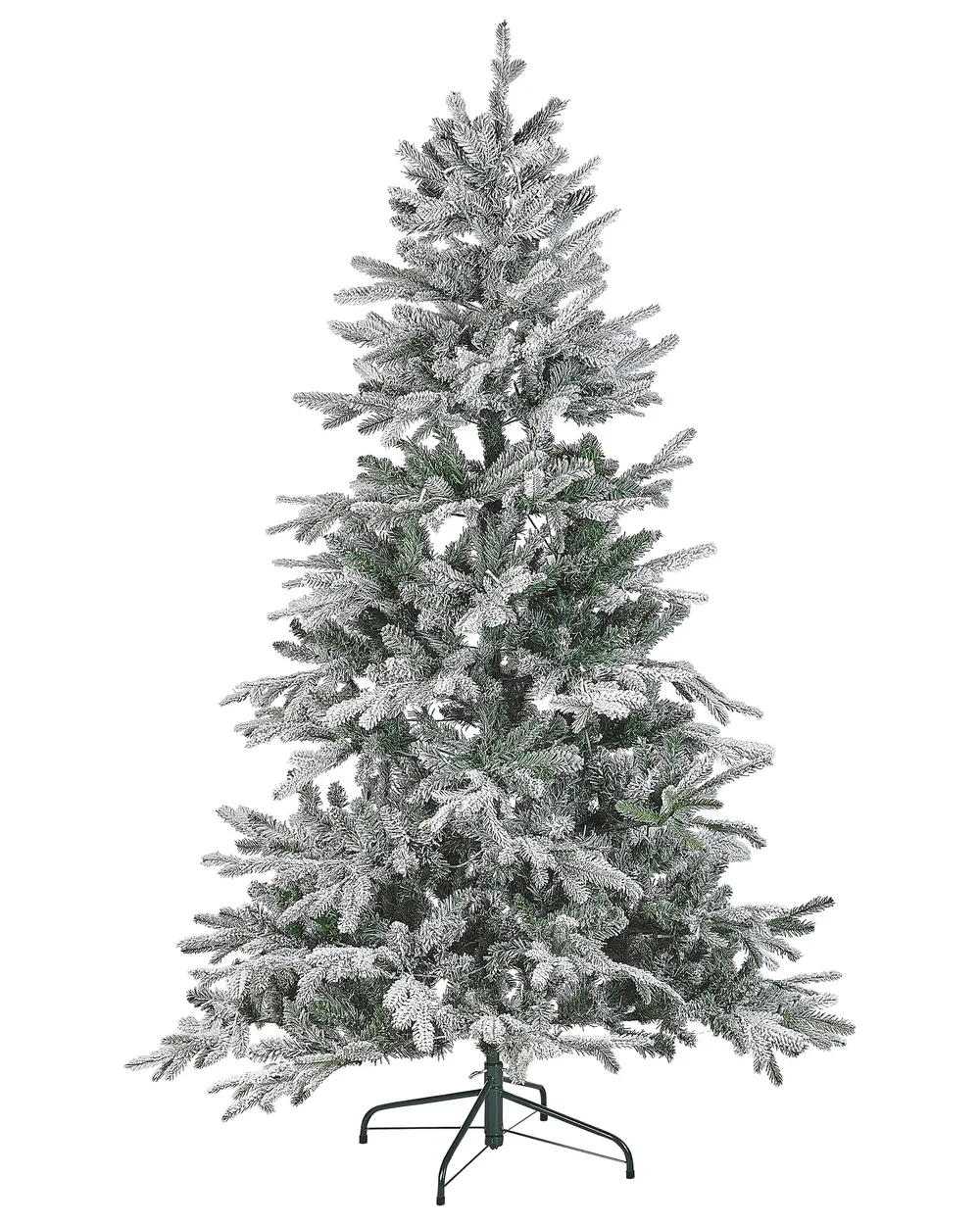 Ośnieżona sztuczna choinka świąteczna LED MIETTE 180 cm Biały_832256
