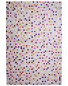 Kožený koberec 140 x 200 cm viacfarebný ADVAN_714197