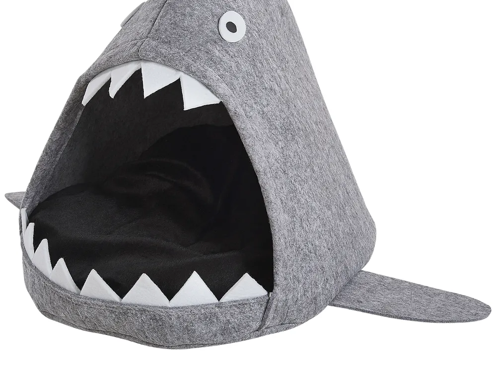 Pet Bed PIRANHA Felt Light Grey_783433