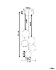 Pendant Lamp PABELLON Glass Blue_968275