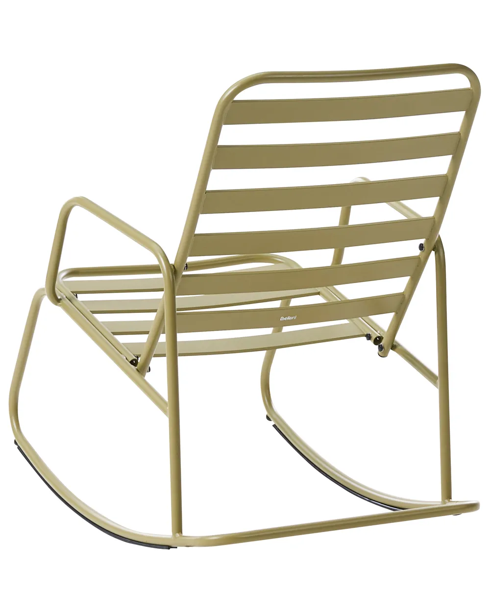 Garden Rocking Chair TURI Metal Olive Green_1020879