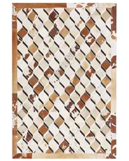 Rug SERINOVA Brown 160 x 230 cm Leather_851094