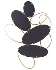 Wall Mirror DECIZE 113 cm 77 cm Metal Gold_900146