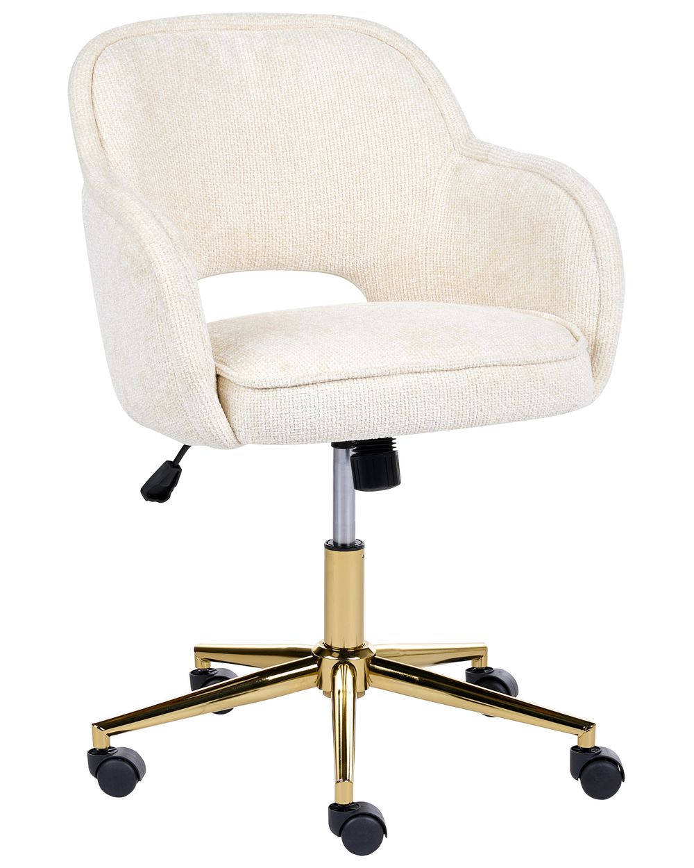 Desk Chair EMBER Chenille Off-White