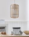 Bamboo Pendant Lamp Light Wood AISNE_784968