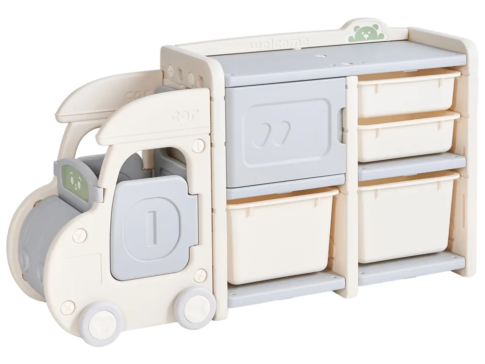 Toy Storage Organiser BULLI Truck 67 cm Beige