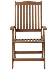Sedia da giardino AMANTEA Legno d'acacia Marrone scuro_871581