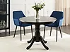 Dining Table AKRON Black 100 cm 100 cm