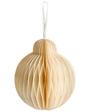Set di 20 decorazioni per l'albero di Natale JOLSTRA Carta Beige_1030487