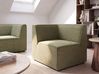 Corner Seat LEMVIG Corduroy Green Right Hand