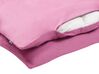 Cotton Sateen Duvet Cover Set 200 x 220 cm Pink HARMONRIDGE_815051