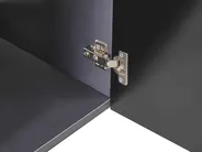 Wall Mounted Vanity Unit with Basin TIETE Black_1006114
