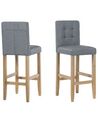 Fabric Bar Chair Grey MADISON_680901