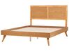 Łóżko 160 x 200 cm jasne drewno ISTRES_912580