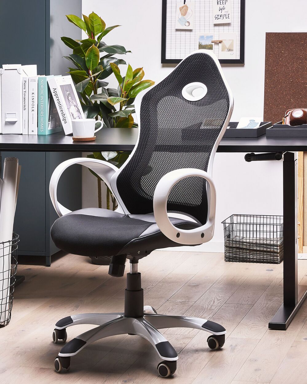 Office Chair iCHAIR Black/ White