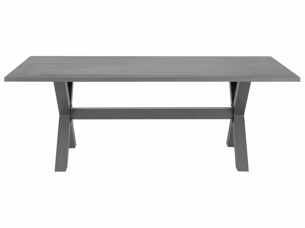 Set da pranzo da giardino 6 posti CASCAIS con cuscini Rattan sintetico (PE) Grigio_739937